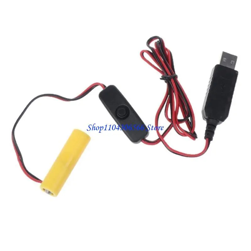 USB Dummy Battery Eliminator Cable – 4.5V AA Replacement Battery Eliminator Cable HIP