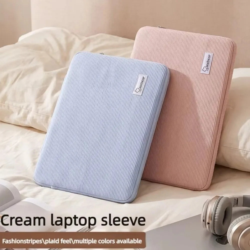 Corduroy Laptop Sleeve Bag – Shockproof 11–13" & 15–15.6" Laptop Sleeve Bag HIP