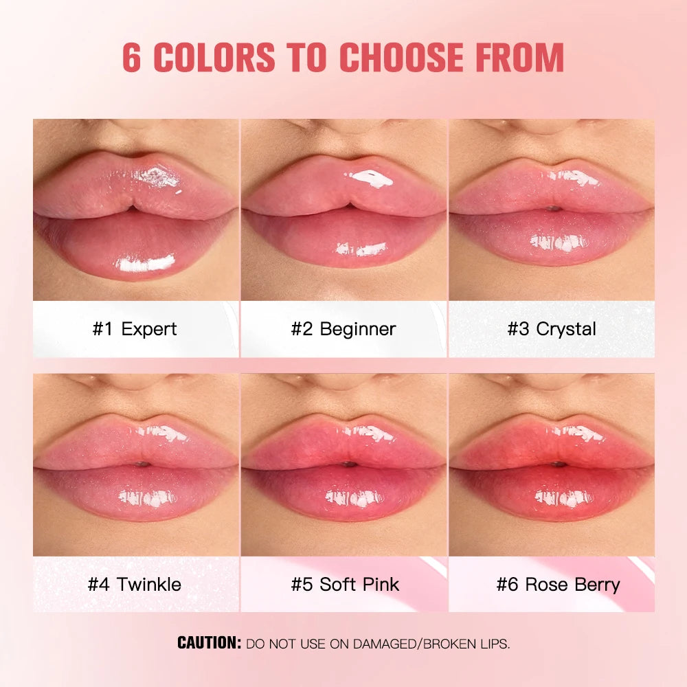 Lip Plumper Instant Moisturizing Lip Gloss Transparent Plump Lips Care Lip Stuffer Gift Korean Cosmetics Makeup HIP
