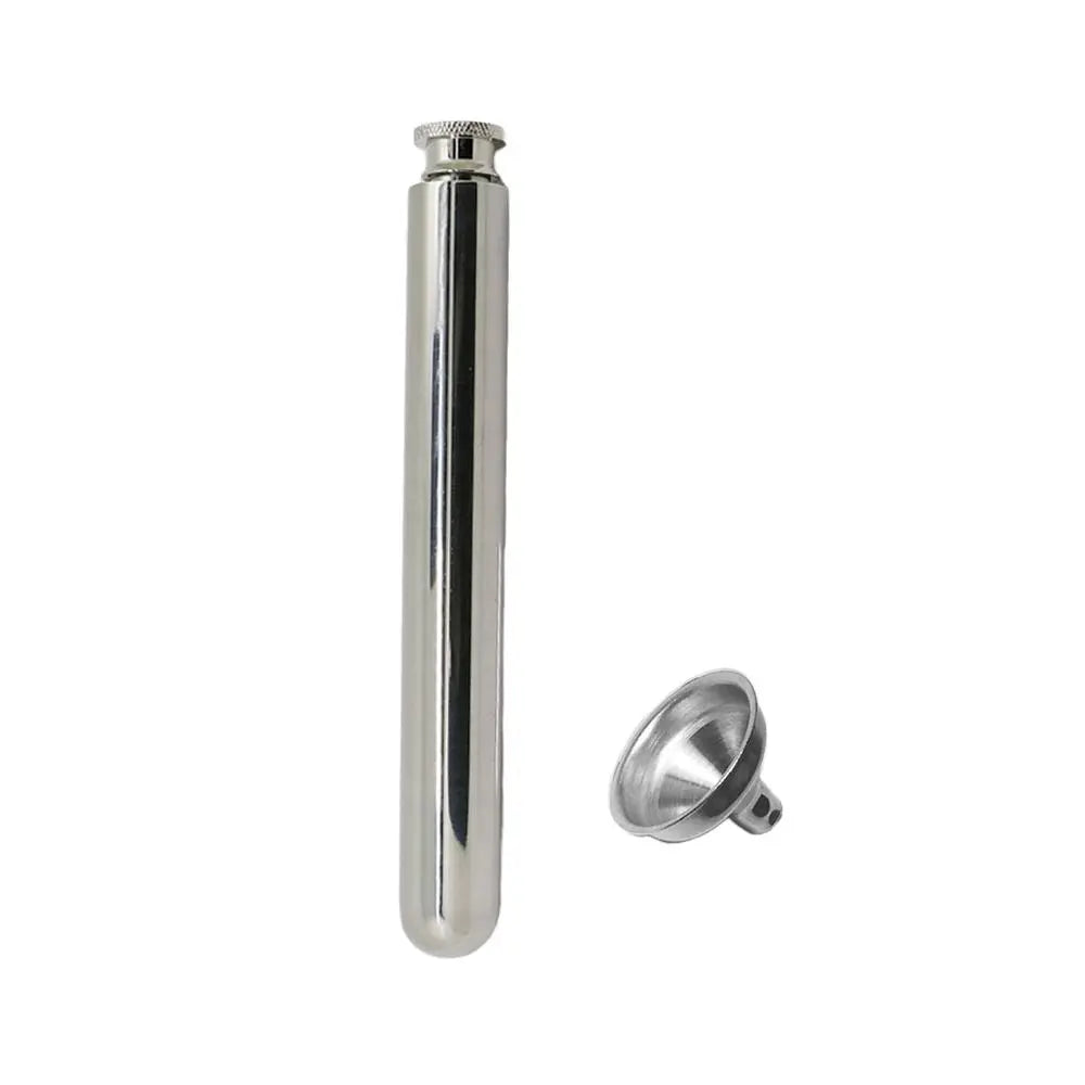 Stainless Steel Tubular Hip Flask 55ml & 60ml – Outdoor Hip Flask HIP