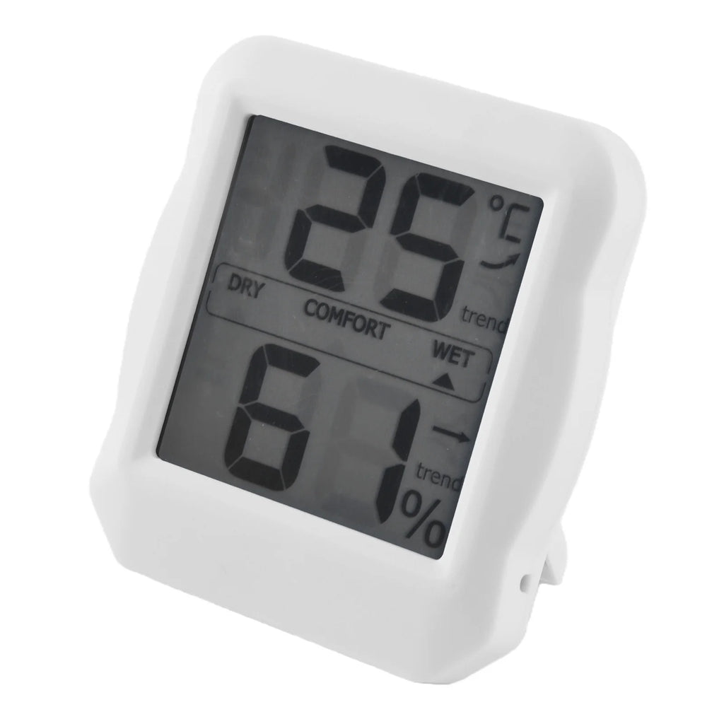 Digital Thermometer Hygrometer Mini Electric Thermometer Hygrometer Digital Display Magnetic Temperature Humidity Meter for Home HIP