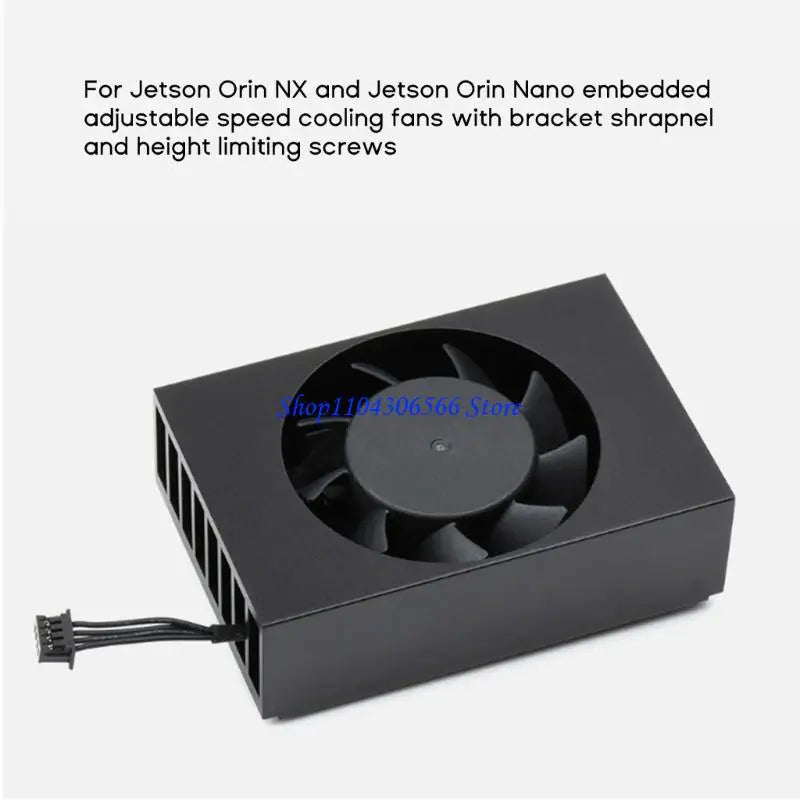 PWM Cooling Fan for Jetson Orin Nano NX – Aluminum Embedded Embedded Cooling Fan HIP