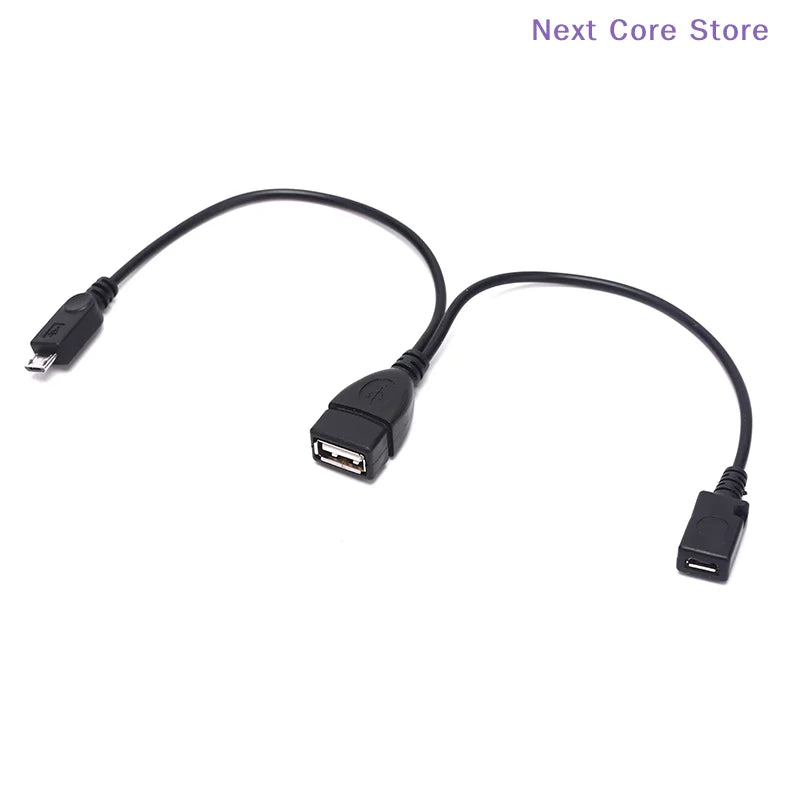 OTG Power Splitter Y Cable – Micro USB to USB-A Adapter USB OTG Y Cable HIP