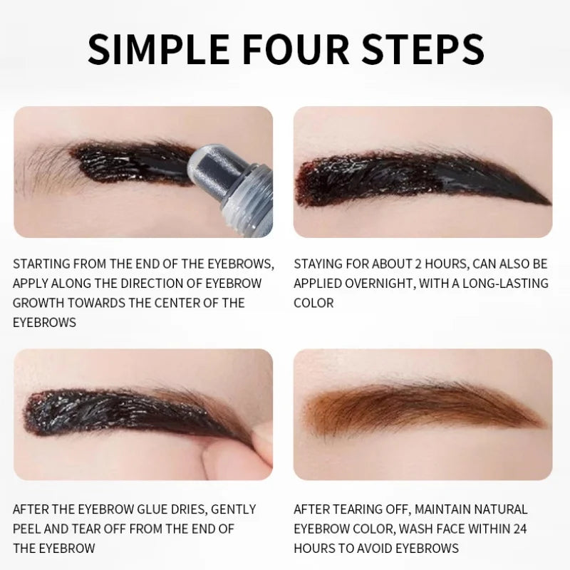 OCHEAL 3D Peel-Off Eyebrow Gel – Waterproof Long-Lasting Brows Eyebrow Styling Gel HIP