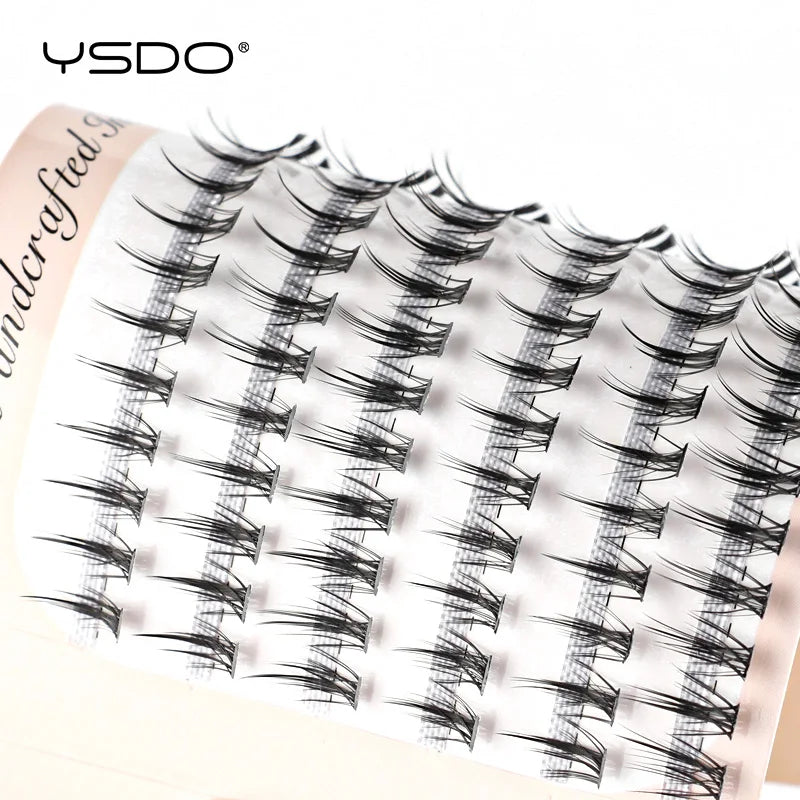 YSDO Eyelashes 120 Bundles Individual False Lashes Russian Volume Eyelash Extension Premade Fan False Mink Eyelash Makeup Tool HIP