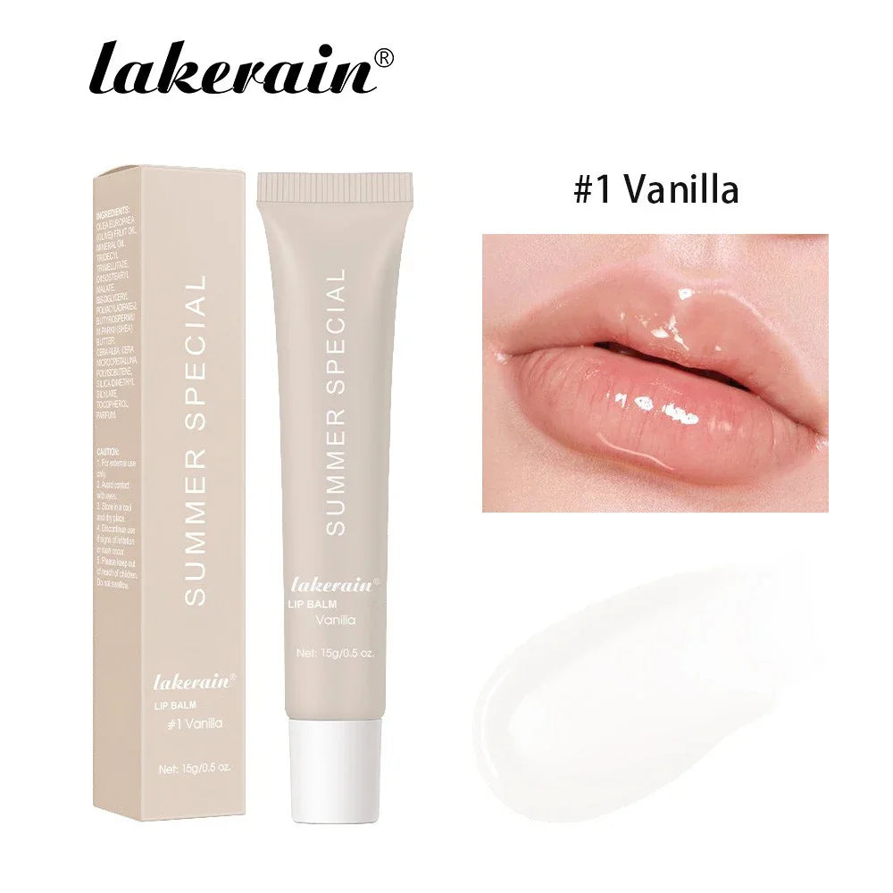 Deep Moisturizing Lip Balm Lip Gloss Long-lasting Liquid Lipstick Transparent Coffee Color Nourishing Reduce Lip Lines Lips Care HIP 01