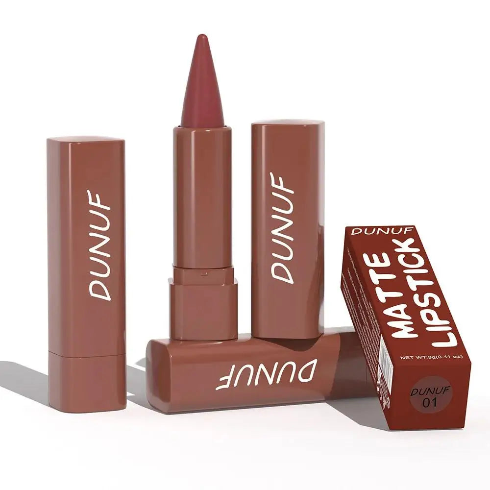 DUNUF 9-Color Matte Velvet Gradient Lip Liner & Lipstick Lip Liner Crayon HIP