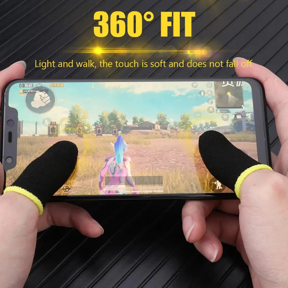 Gaming Fingertip Gloves – Sweatproof Anti-Slip Touch Screen Gaming Finger Gloves HIP