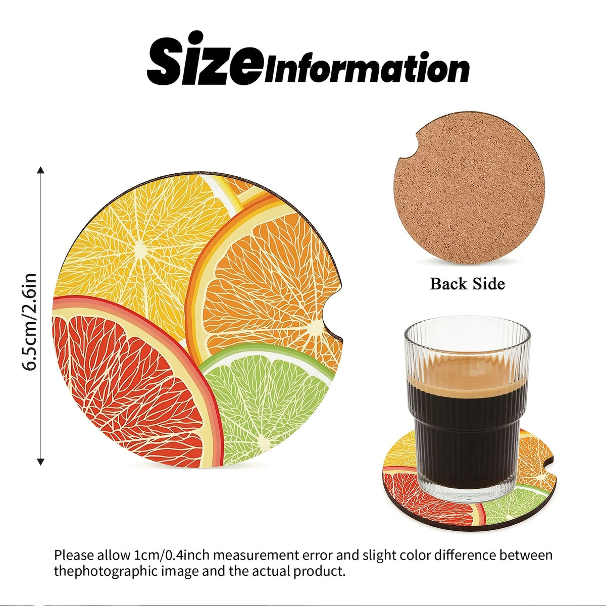 2-Pack Car Cup Holder Non-Slip Mats – Beverage Coasters Car Cup Holder Mat HIP