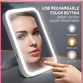 LED Makeup Mirror – Adjustable Dimming, Rotation & Storage LED Vanity Mirror HIP White