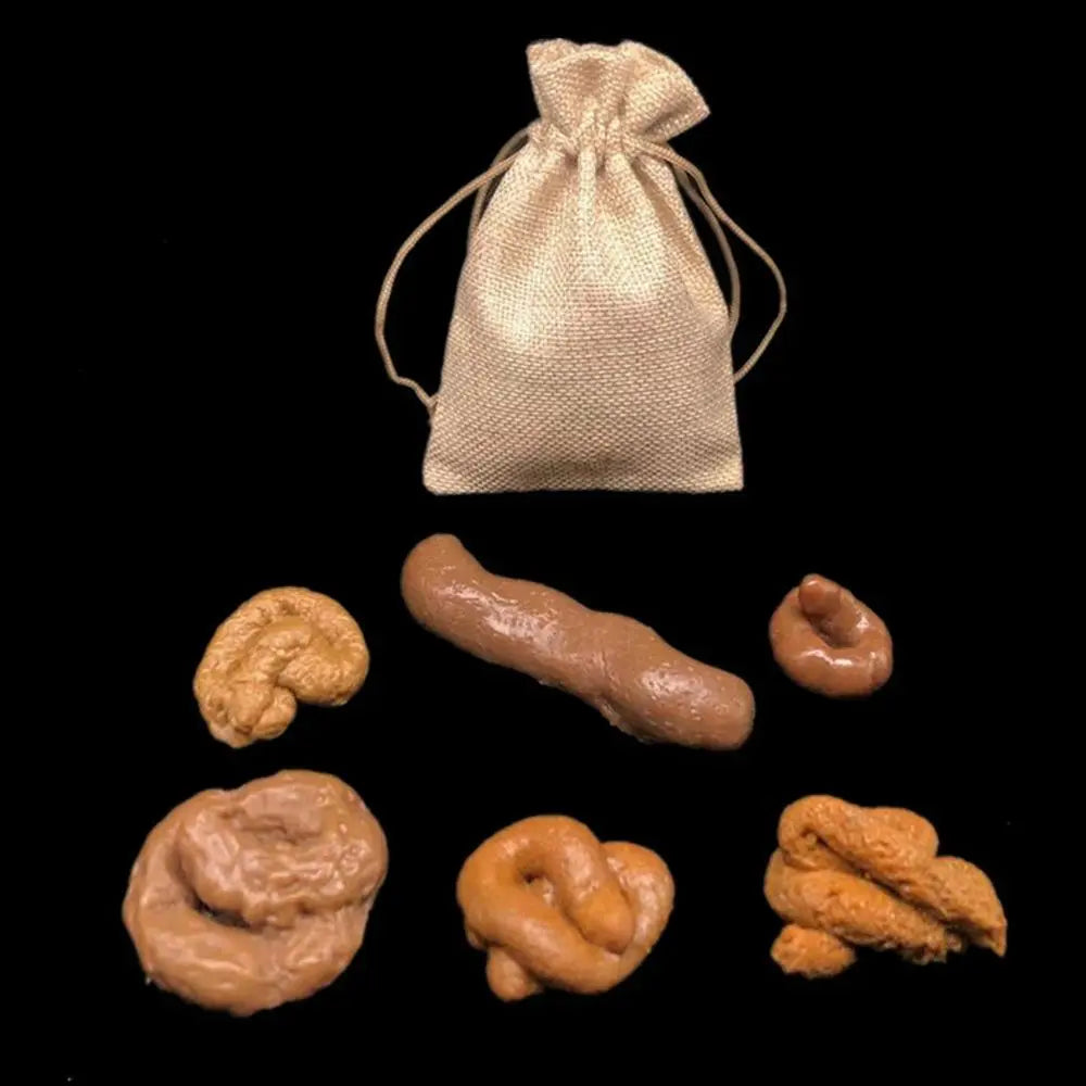 6-Pack Fake Poop Prank Toys – Realistic Funny Gag Gift Set Novelty Gag Toy HIP