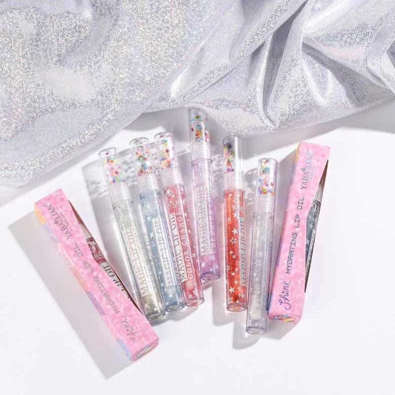 Lip Gloss Set Plumping Transparent Gloss Lip Oil Makeup Moisturizing Glitter Clear Mirror Lipstick Primer Cosmetic HIP