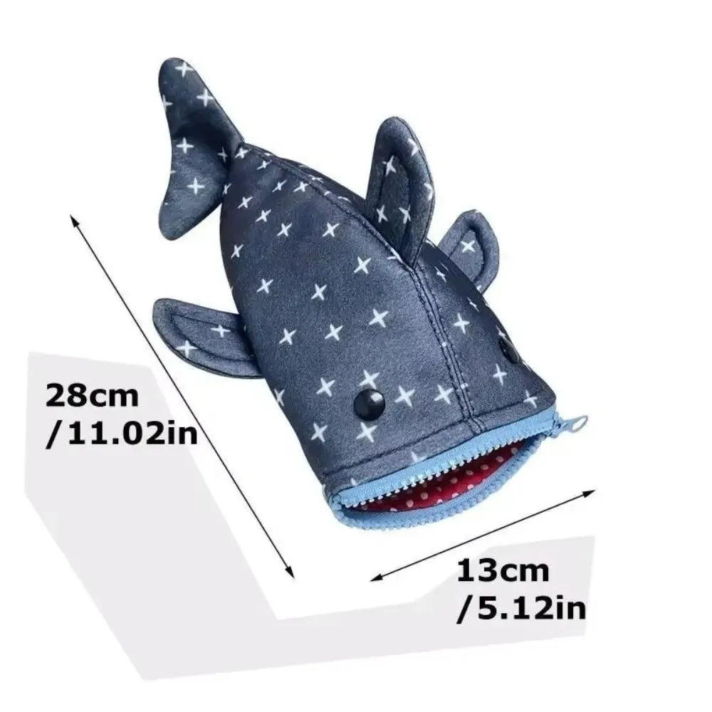 Shark Pencil Case – Large Capacity Zipper Pouch | HIP Pencil Case Pouch HIP