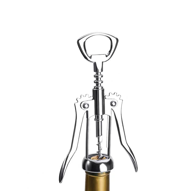 Waiter's Corkscrew – Stainless Steel Wine & Beer Opener Wine Bottle Opener HIP Default Title