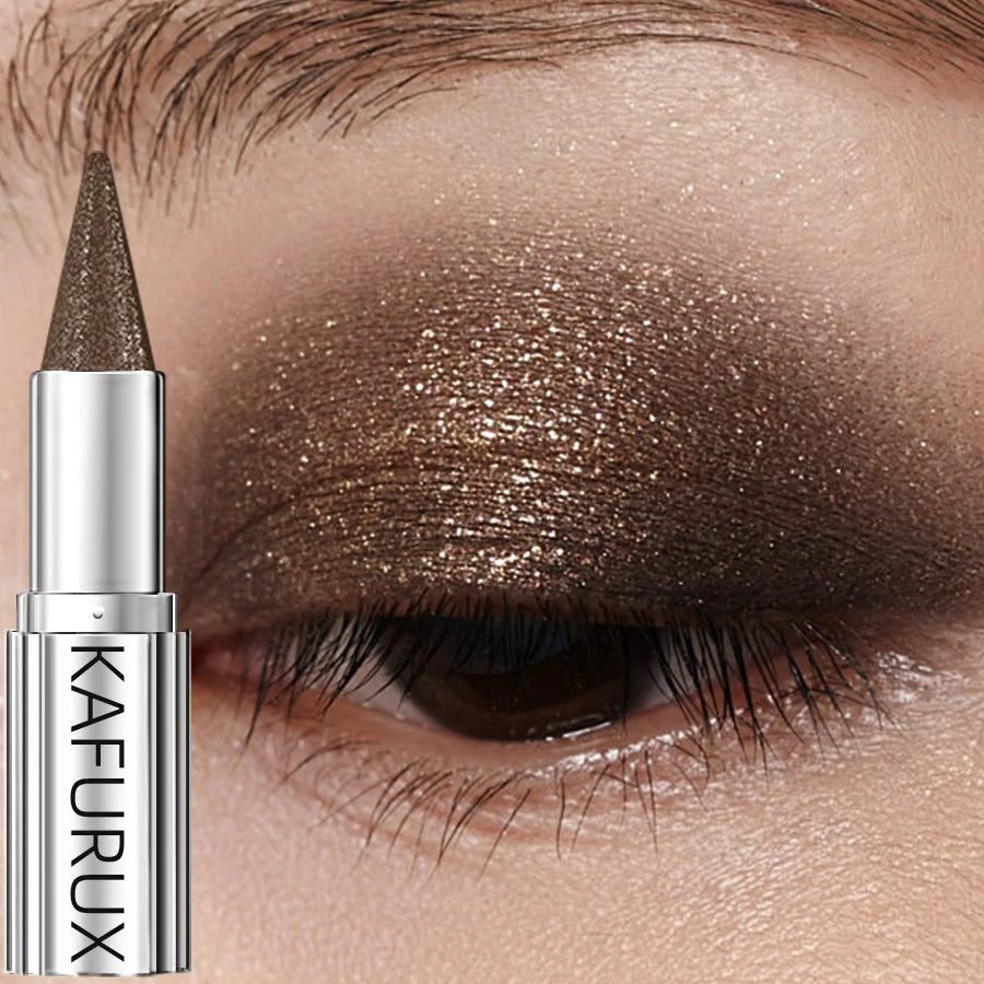 KAFURUX Metallic Glitter Eyeshadow Stick – Waterproof Eye Shadow Eyeshadow Stick HIP