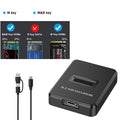M.2 NVMe & SATA SSD Enclosure | USB-C External Drive Case SSD Enclosure HIP black M.2 NVMe