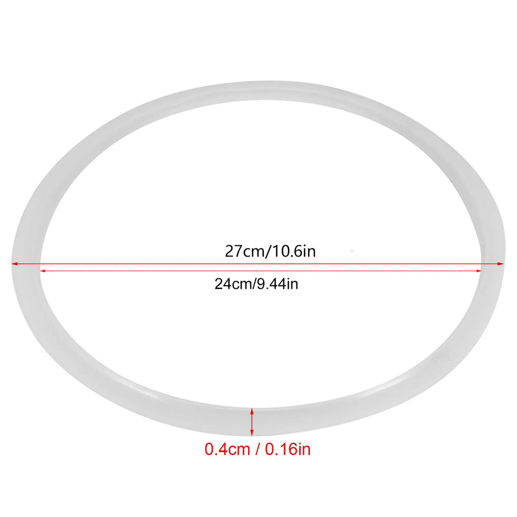 Gasket Sealing Ring Replacement Clear Silicone Gasket Sealing for Home Pressure Cooker Kitchen Tool HIP 24cm