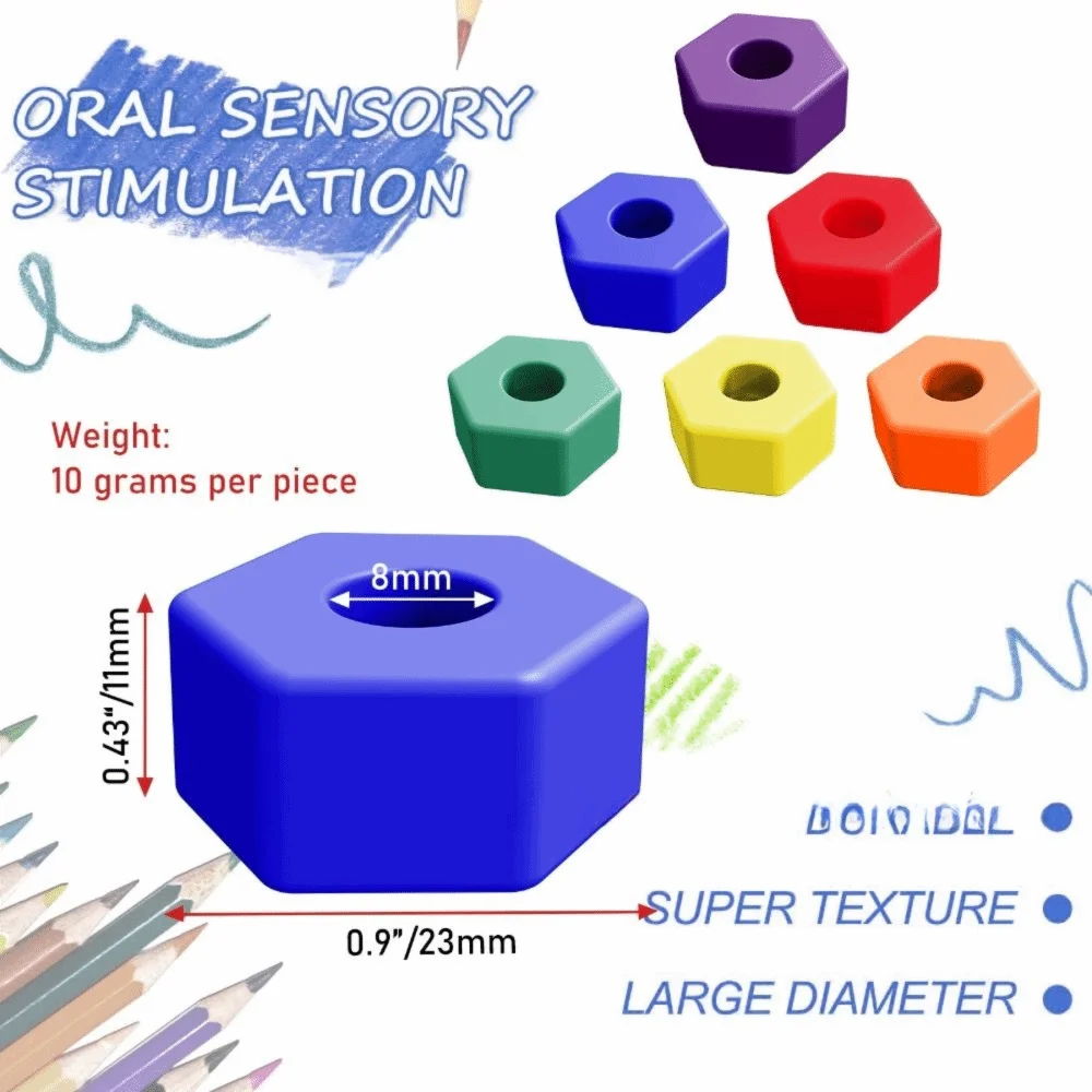 Weighted Silicone Pencil Grips 2-Pack – Handwriting Trainer Weighted Pencil Grip HIP