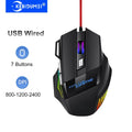 KEBIDUMEI 7-Button RGB Wired Gaming Mouse – 2400 DPI Ergonomic Wired Gaming Mouse HIP 7Buttons