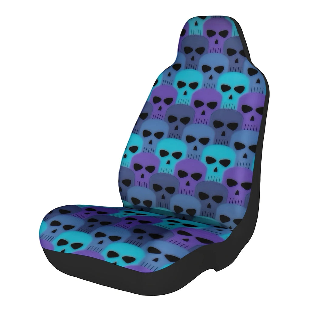 2-Piece Skull Gradient Car Seat Covers – Universal Fit Car Seat Covers HIP