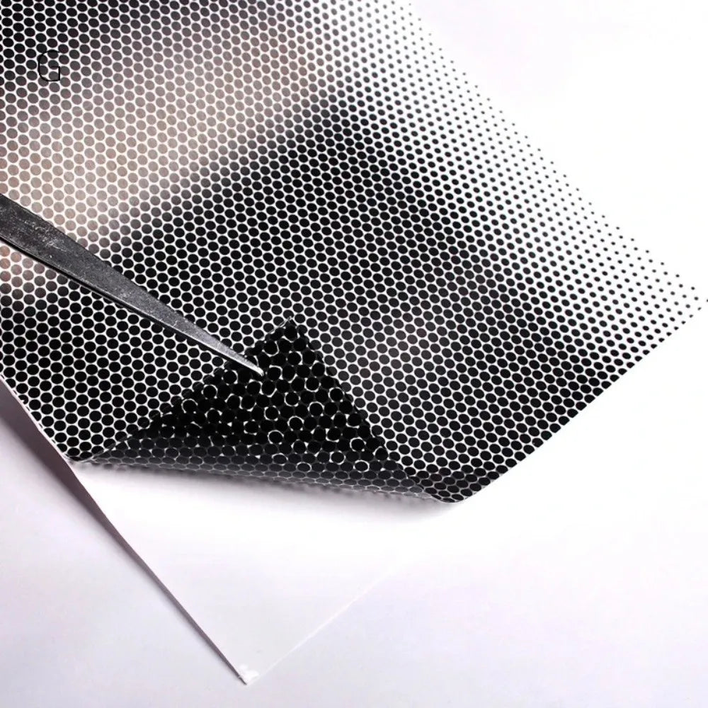 Black Perforated Vinyl Window Tint Film – 1M Car Sunshade Car Window Tint Film HIP