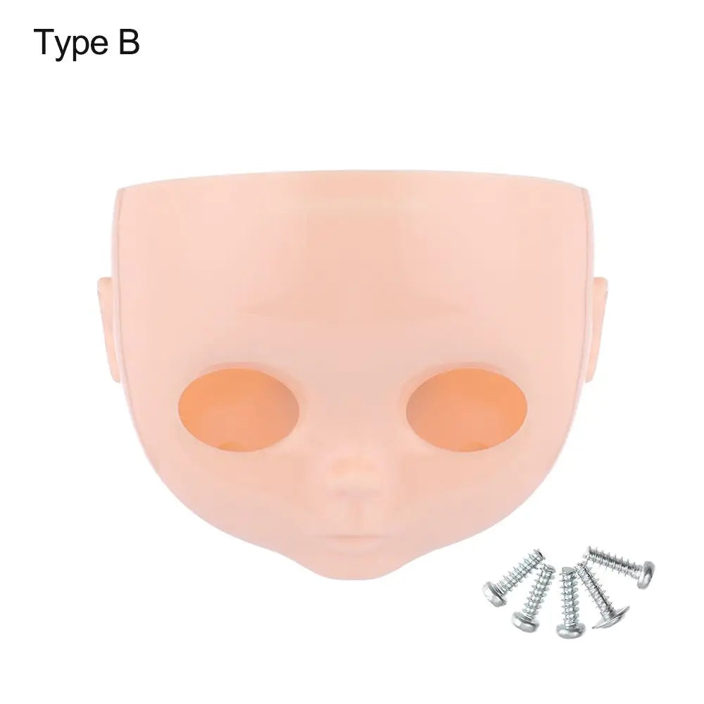 DIY Doll Face Practice Head – Makeup & Eyelash Model 7×8cm Doll Face Practice Head HIP type B