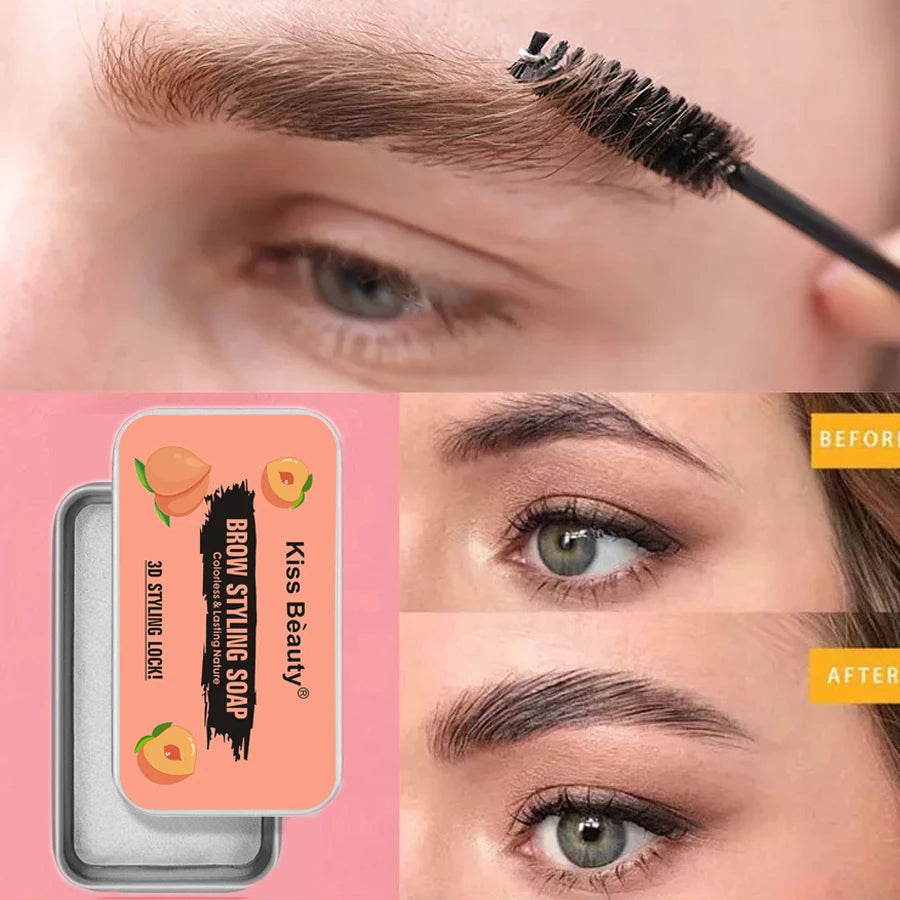 Colorless Transparent Eyebrow Gel Styling Soap Long-lasting Natural Refreshing Eyebrow Styling HIP