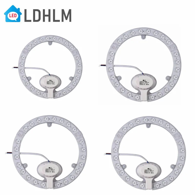 LED Ring Panel Circle Light 12W–36W Round Ceiling Lamp 220V LED Ceiling Panel HIP