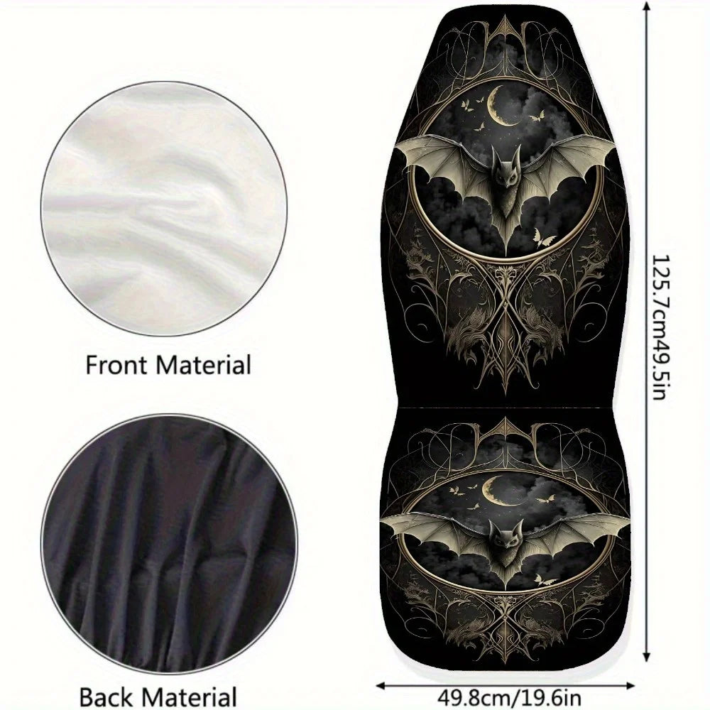 Halloween Bat Car Seat Covers – 2-Piece Set for SUV & Sedan Car Seat Covers HIP