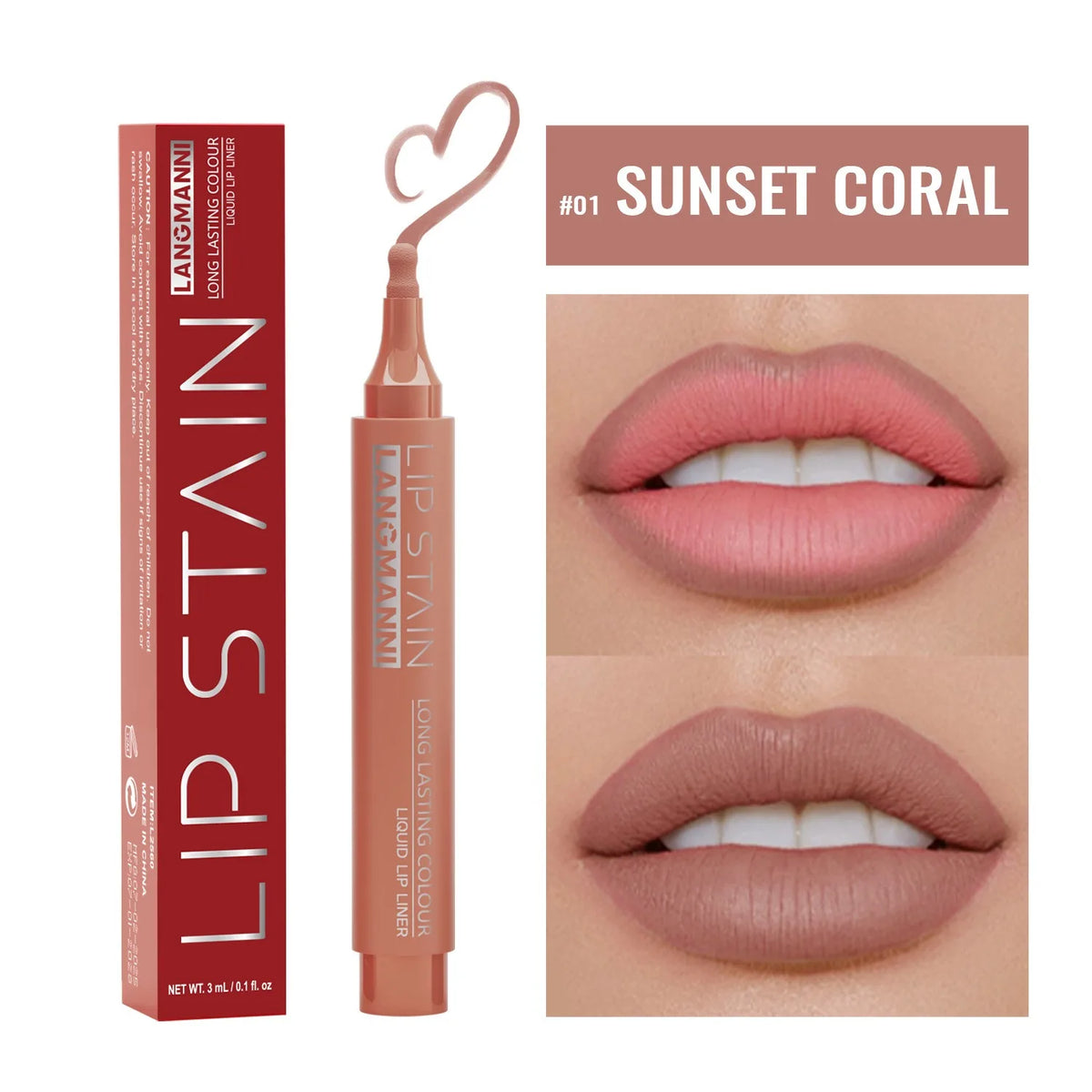Gourd Nib Liquid Lipliner Pen Matte Waterproof Plumping Stain Quick-dry Lipstick Natural Lip Liner Marker Outline Contour Makeup HIP 01