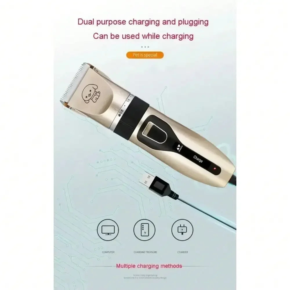 USB Rechargeable Electric Shaver & Pet Hair Clipper Electric Shaver Clipper HIP