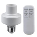 E27 Light Bulb Socket Lamp Bases With Smart Timer Switch Wireless Remote Control Lamp Holder for Pendant Lamp Ceiling Chandelier HIP E27 Smart Holder