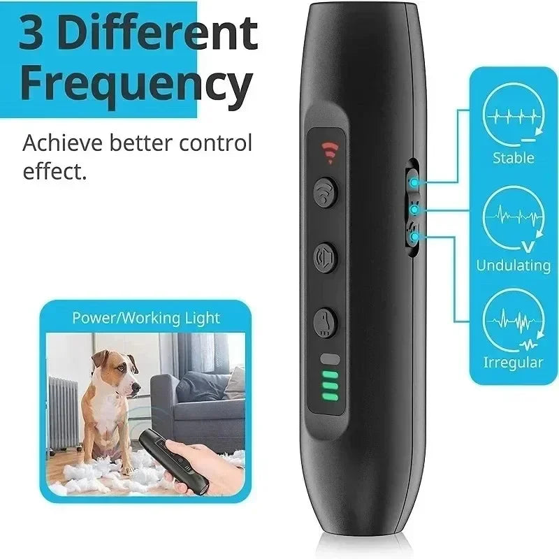 N10 Ultrasonic Dog Repeller Handheld with LED Flashlight Ultrasonic Dog Repeller HIP
