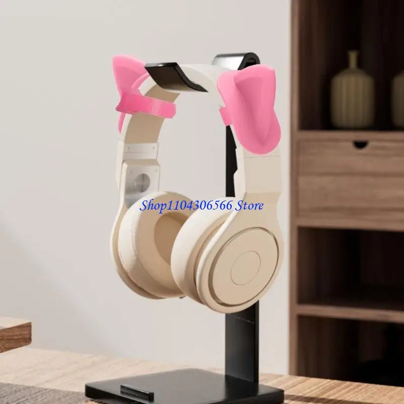 Anime Cat Ear Headphone Decorations – Soft Silicone Accessories Headphone Accessories HIP