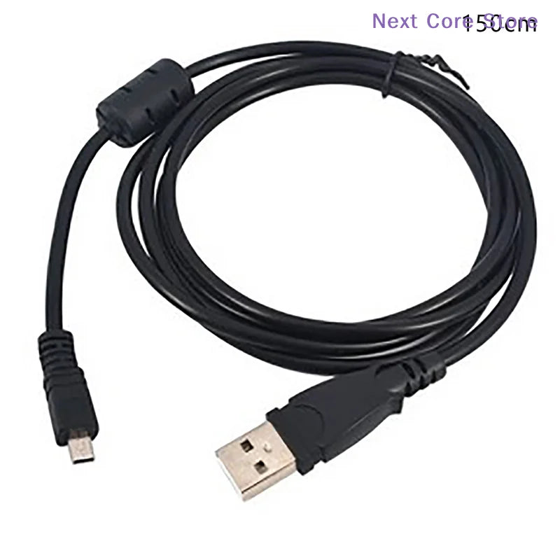 8-Pin USB Camera Data Transfer Cable 150cm – Multi-Brand Camera USB Cable HIP