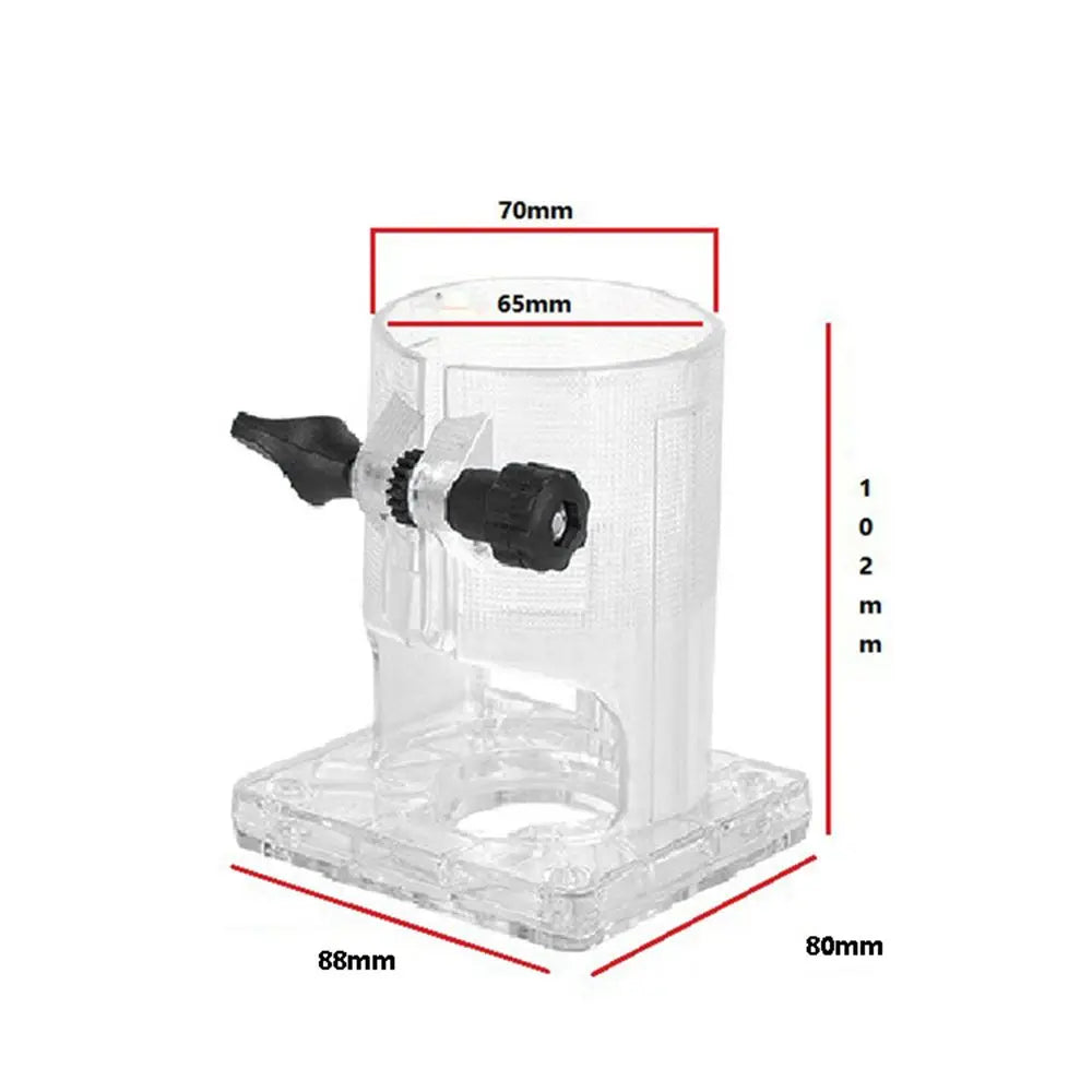 Trimmer Router Base Cover – Transparent Protective Case Router Base Cover HIP