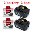 Makita 18V Battery BL1860 BL1850B BL1830B 5–6Ah Li-Ion Power Tool Battery HIP 6AH-2pcs China Mainland