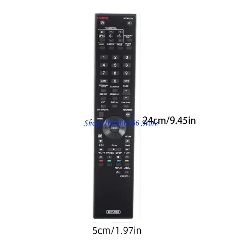VXX3351 Replacement Remote for BDP-31FD BDP-330 BDP-120 Replacement Remote Control HIP