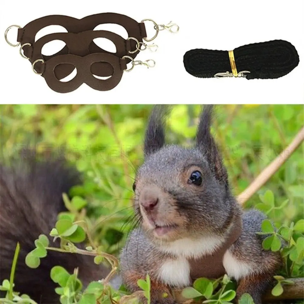 3-Pack PU Leather Small Pet Harness – Hamster & Sugar Glider Small Pet Harness HIP