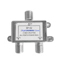 2-Way Coaxial Splitter Adapter – TV, Cable & Satellite Coaxial Signal Splitter HIP CN