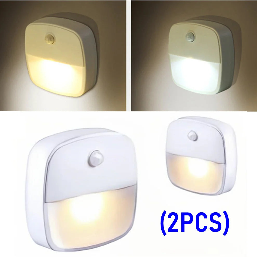 LDHLM Motion Sensor LED Night Light – Battery Powered Motion Sensor Night Light HIP