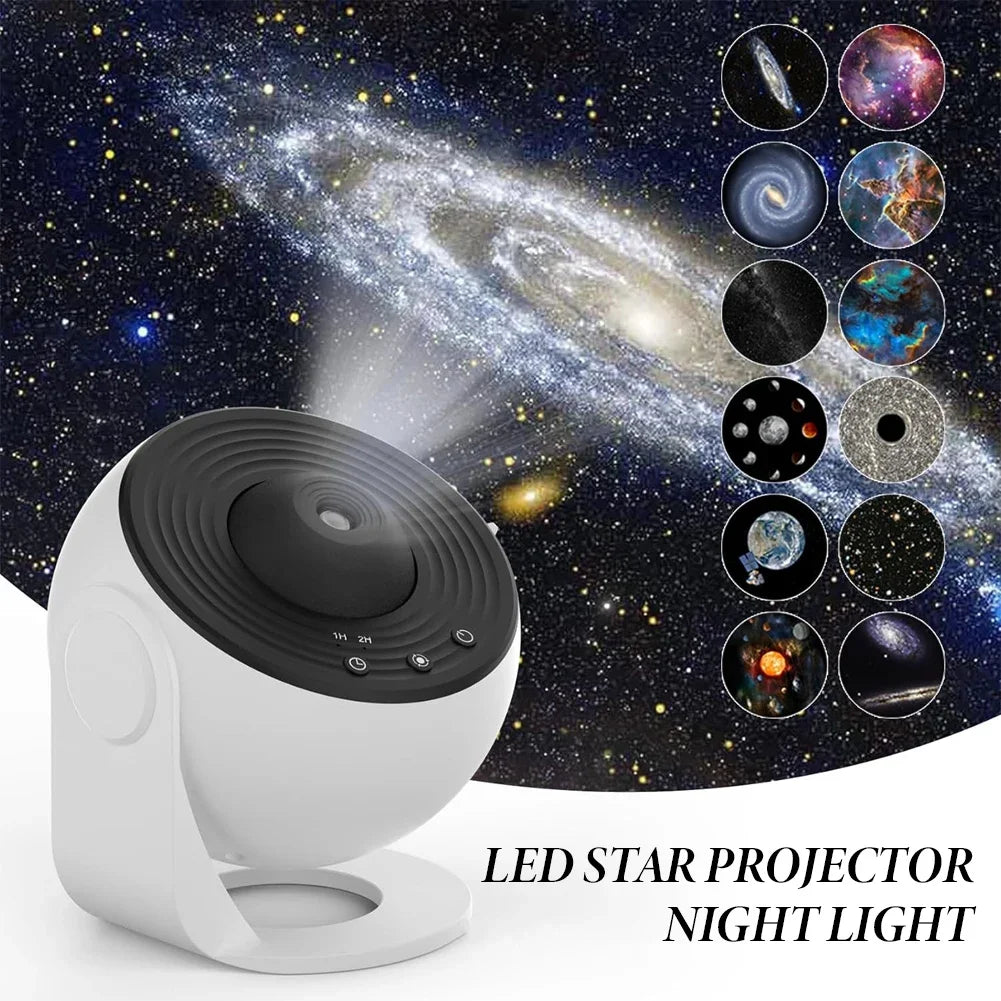 13 in 1 Star Projector, Night Light Galaxy Projector Starry Sky Projector 360° Rotate Planetarium Lamp For Kids Bedroom Deco HIP
