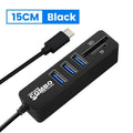 USB 2.0 Hub 3 & 6 Port Splitter with SD/TF Card Reader USB Hub & Card Reader HIP Type-C 5 ports