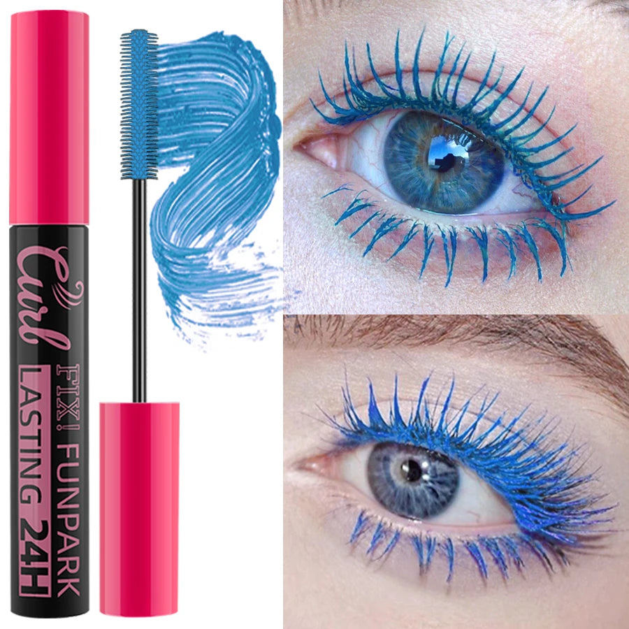 FUNPARK 9-Color Waterproof Mascara – Curl & Lengthen Colored Mascara HIP 08