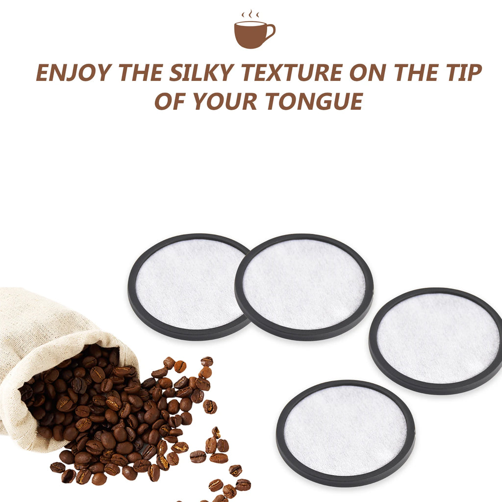 12pcs Coffee Water Filter Disk Replacement Filter Coffee Filter Compatible with Mr.Coffee Maker Machine Coffee Machine Accessory HIP WHITE
