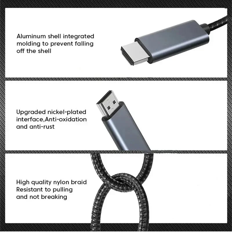 HDMI 2.1 Cable 48Gbps 8K 60Hz 4K 120Hz eARC HDR – OLPAY HDMI Cable HIP