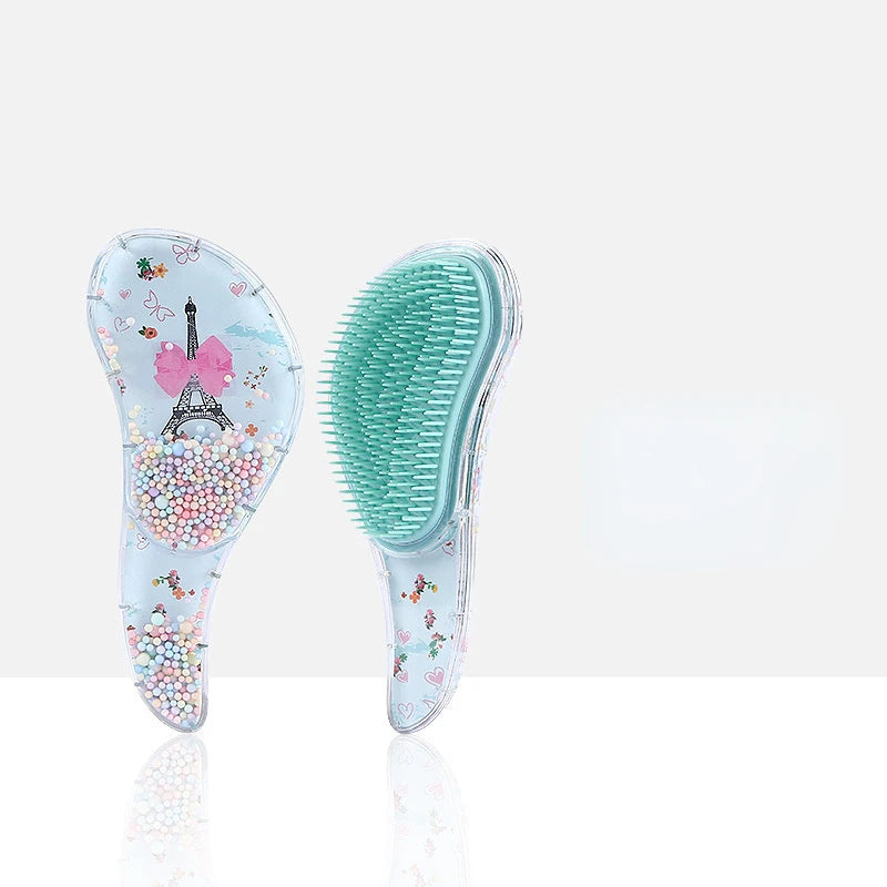 Cartoon Magic Comb Anti-static Massage Unicorn Hair Brushes Tangle Detangle Shower Massage Hairbrush Comb Salon Accessories Pink HIP NO.7