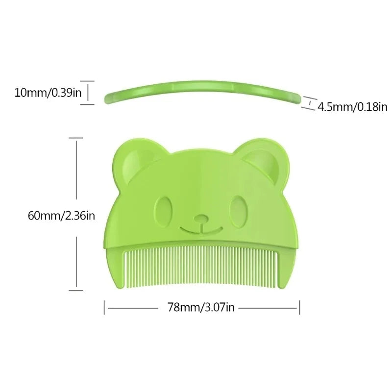 Bear-Shape Baby Comb – Newborn Cradle Cap & Bath Hair Care Baby Hair Comb HIP