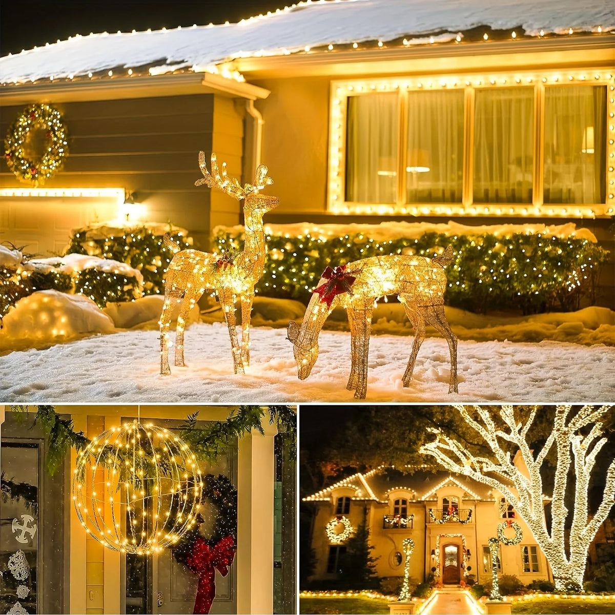 Solar LED Fairy String Lights – Waterproof Christmas Garden Lights Solar String Lights HIP