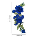 1PC Rose Embroidered Sewing on Patches Flower Patch Stickers for Clothes Badge Sewing Fabric Applique Supplies 13 Kinds HIP E